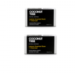 2 coconut charcoal soaps